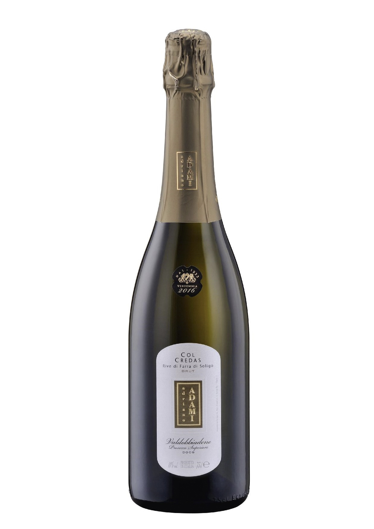 Adami Col Credas Brut Valdobbiadene DOCG Prosecco Superiore Rive di Farra di Soligo 