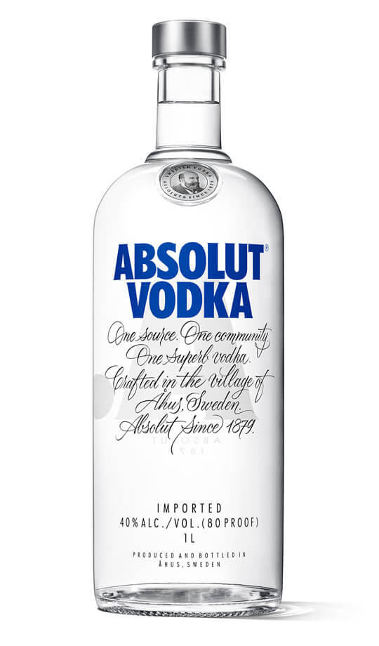 Absolut vodka litro